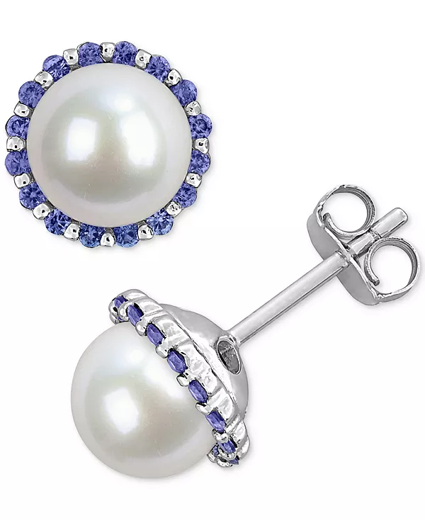 Серьги-Гвоздики с культивированным пресноводным жемчугом (7-7,5 мм) и сапфирами (3/8 карата) из стерлингового серебра Macy'S, blue
Серьги-Гвоздики с культивированным пресноводным жемчугом (7-7,5 мм) и сапфирами (3/8 карата) из стерлингового серебра Macy'S, blue