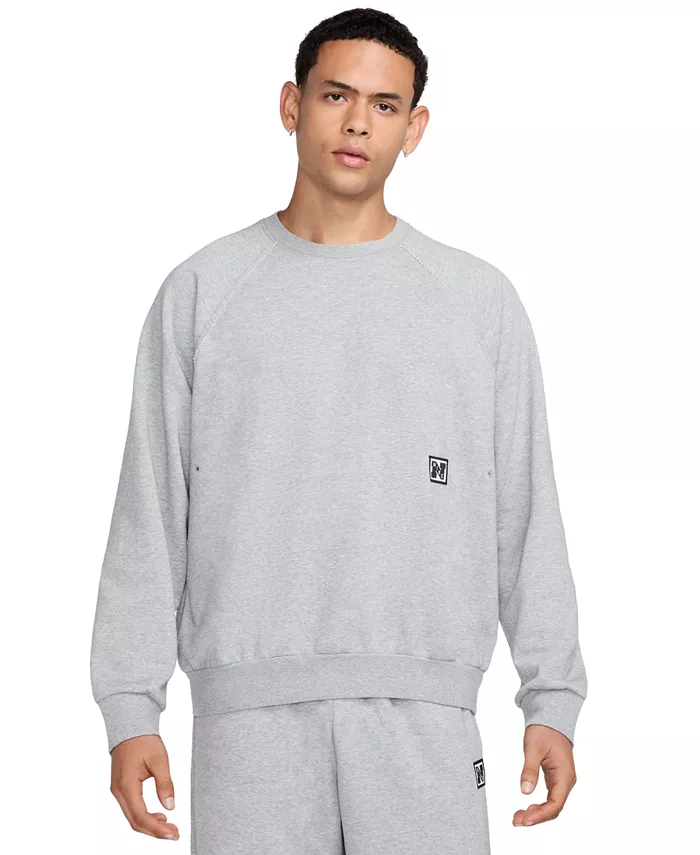 Толстовка мужская Heritage Dri-FIT Fleece с длинным рукавом и круглым вырезом для фитнеса Nike, серый
Толстовка мужская Heritage Dri-FIT Fleece с длинным рукавом и круглым вырезом для фитнеса Nike, серый