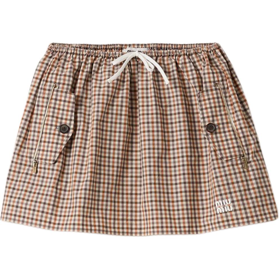 Клетчатая мини-юбка MIU MIU, мультиколор
Клетчатая мини-юбка MIU MIU, мультиколор