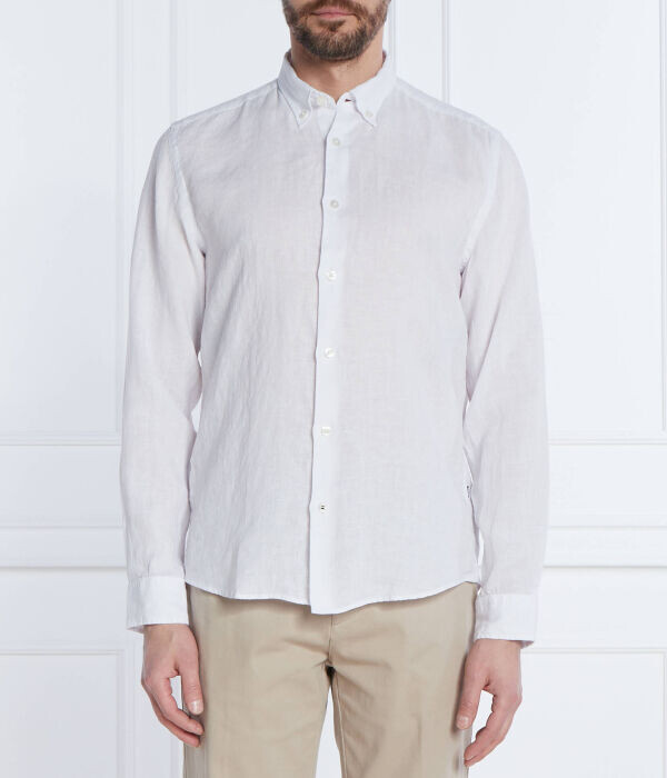 Рубашка мужская Boss льняная, белый
Рубашка мужская Boss льняная, белый