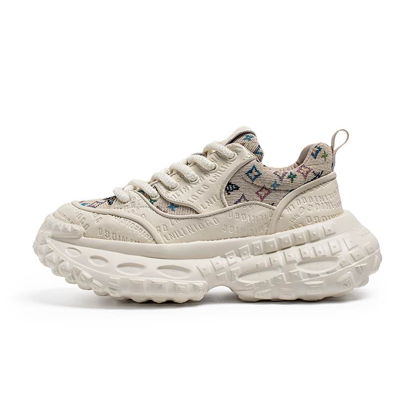 Износостойкие кроссовки для увеличения роста, низкие, массивные, мужские AD, Beige
Износостойкие кроссовки для увеличения роста, низкие, массивные, мужские AD, Beige