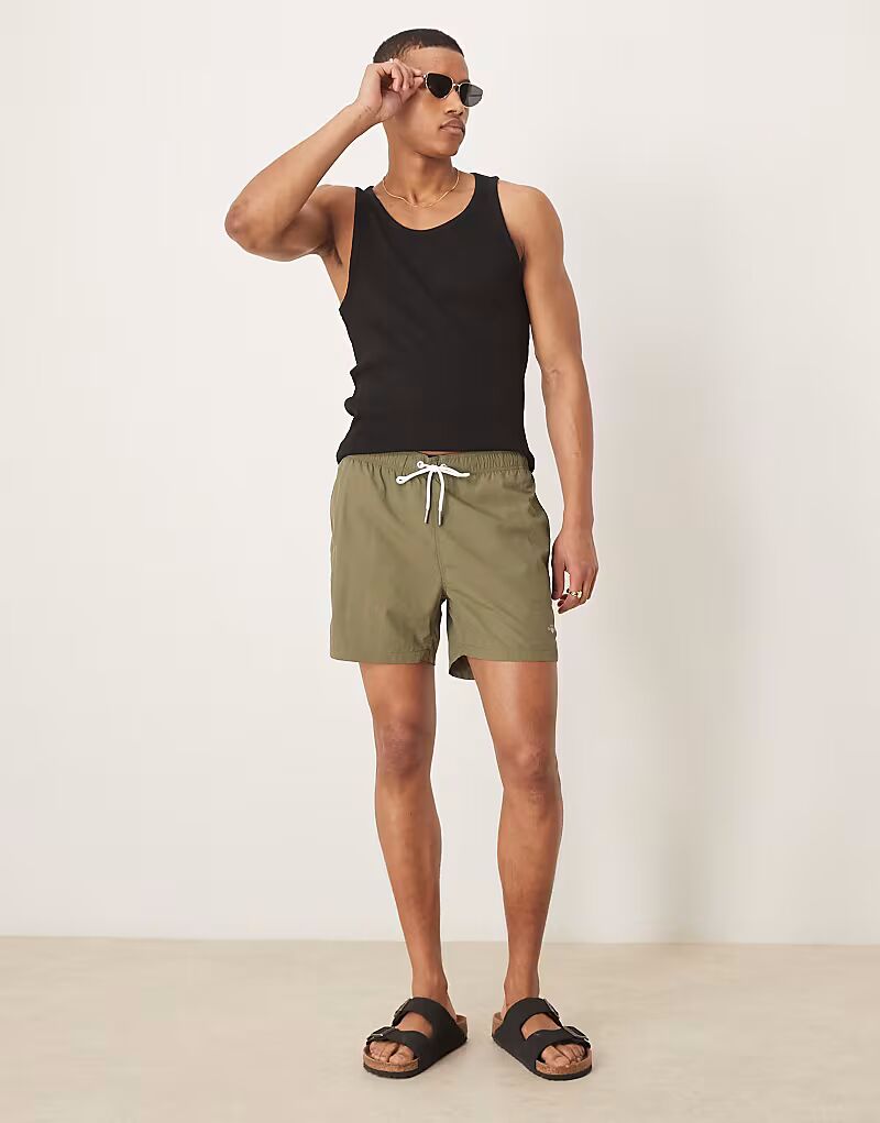 Плавки-шорты GANT с логотипом Shield цвета хаки
Плавки-шорты GANT с логотипом Shield цвета хаки