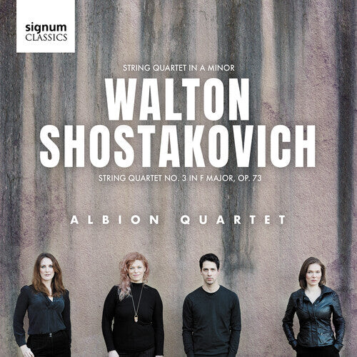 CD диск Shostakovich / Walton / Albion Quartet: String Quartet in A Minor Shostakovich: String Quartet No.3 in F Major
CD диск Shostakovich / Walton / Albion Quartet: String Quartet in A Minor Shostakovich: String Quartet No.3 in F Major