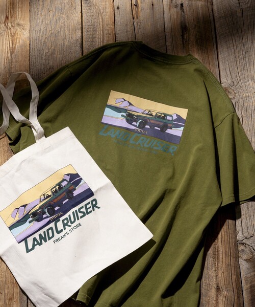 FREAK'S STORE Футболка свободного кроя с принтом, коротким рукавом и круглым вырезом, Land Cruiser 60, оливковый
FREAK'S STORE Футболка свободного кроя с принтом, коротким рукавом и круглым вырезом, Land Cruiser 60, оливковый