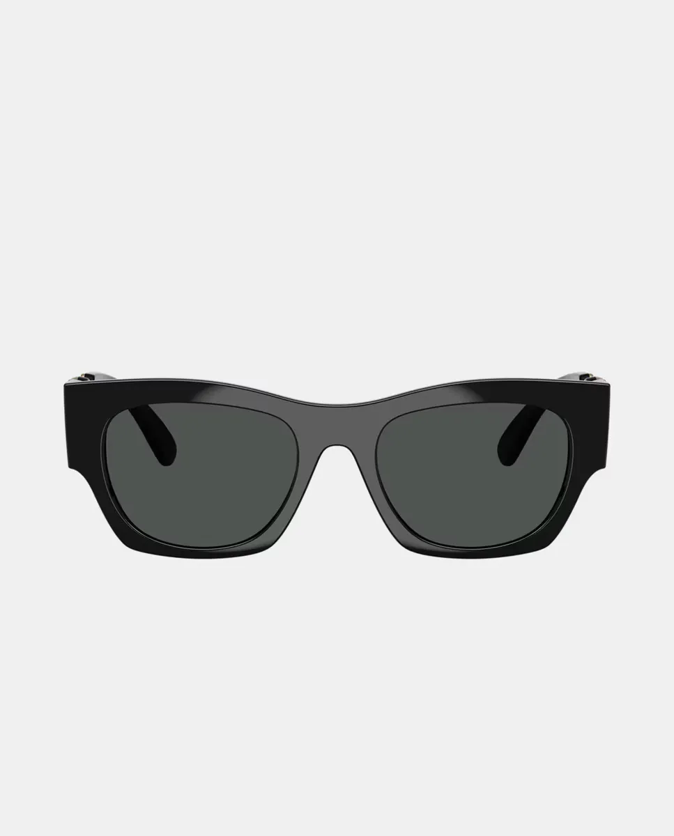 Мужские прямоугольные солнцезащитные очки серого цвета Versace, чёрный
Мужские прямоугольные солнцезащитные очки серого цвета Versace, чёрный