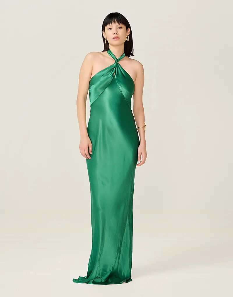 Платье Omnes Dresses arles maxi halterneck satin dress in forest green
Платье Omnes Dresses arles maxi halterneck satin dress in forest green