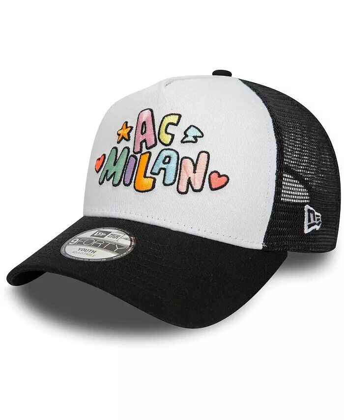 Черная регулируемая кепка дальнобойщика с надписью AC Milan E-Frame 9FORTY для больших мальчиков и девочек New Era
Черная регулируемая кепка дальнобойщика с надписью AC Milan E-Frame 9FORTY для больших мальчиков и девочек New Era