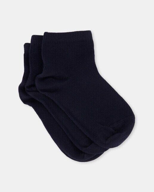 Набор из трёх однотонных носков для девочек Cotton Juice, темно-синий
Набор из трёх однотонных носков для девочек Cotton Juice, темно-синий