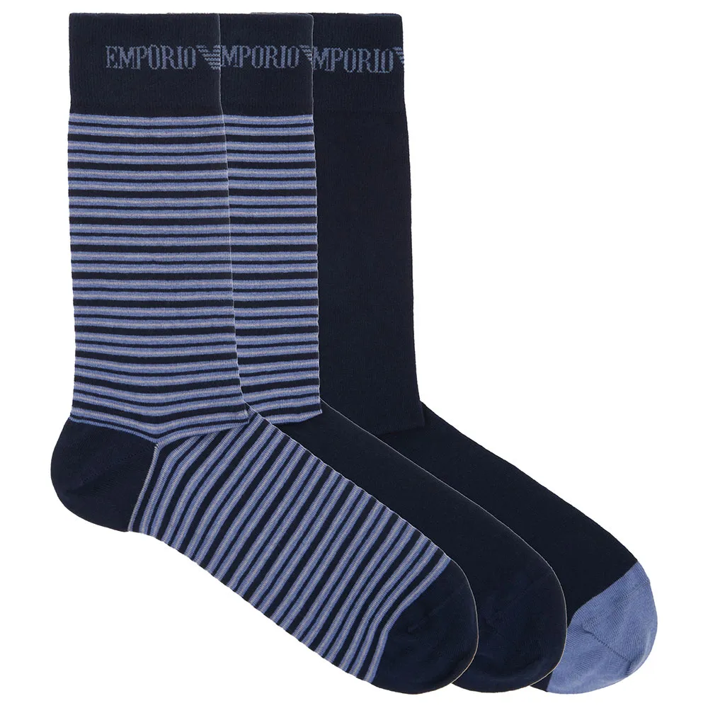Носки Emporio Armani 302402_4F260 3 pairs, синий
Носки Emporio Armani 302402_4F260 3 pairs, синий