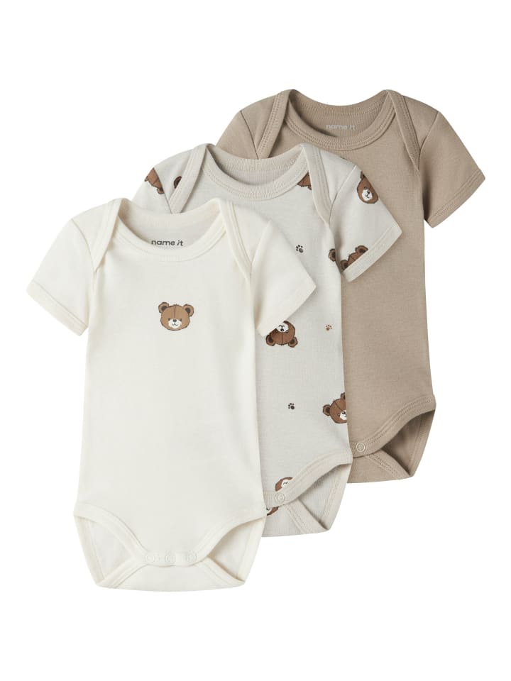 Name it Набор из 3 боди с короткими рукавами NBNBODY 3P S/S PUMICE BEAR цвета пемзы
Name it Набор из 3 боди с короткими рукавами NBNBODY 3P S/S PUMICE BEAR цвета пемзы