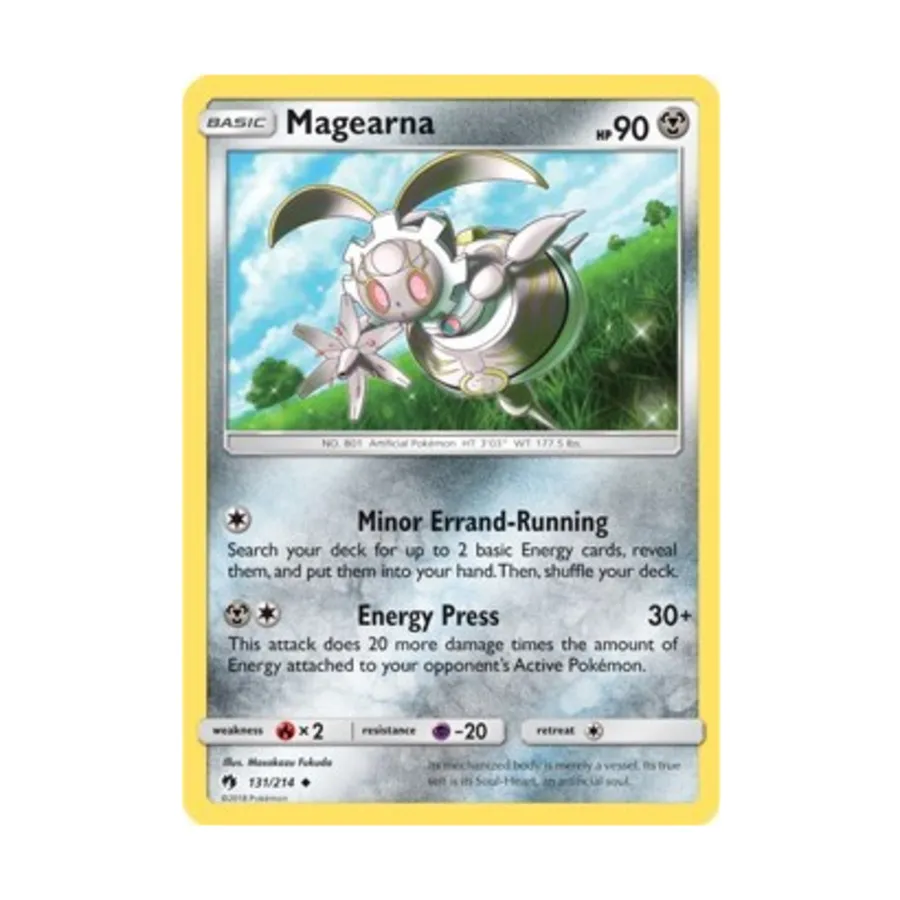 CCG Магирна (Ю) #131, Pokemon - SM - Lost Thunder - Singles
CCG Магирна (Ю) #131, Pokemon - SM - Lost Thunder - Singles