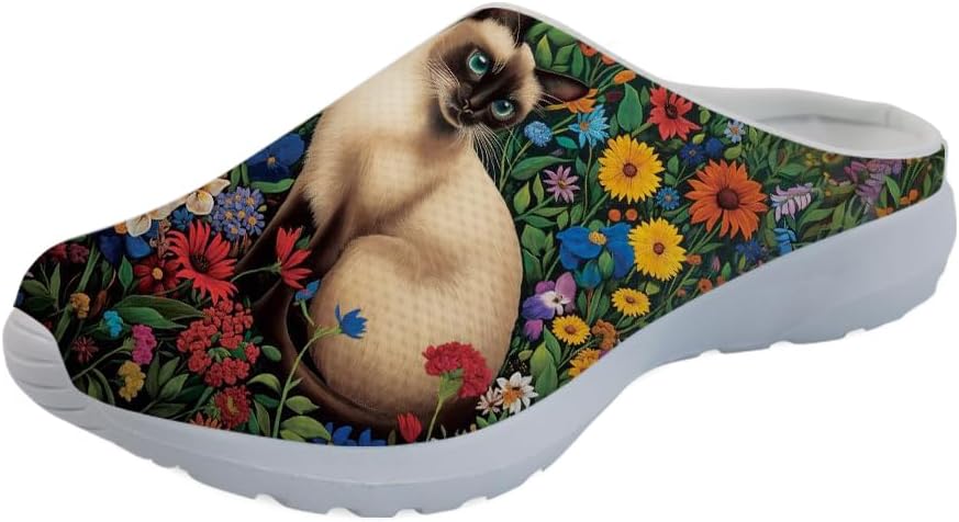 Женские мюли-кроссовки Forchrinse Tropical Hibiscus Palm с сеткой, легкие и дышащие, для прогулок, Cat and Flower
Женские мюли-кроссовки Forchrinse Tropical Hibiscus Palm с сеткой, легкие и дышащие, для прогулок, Cat and Flower