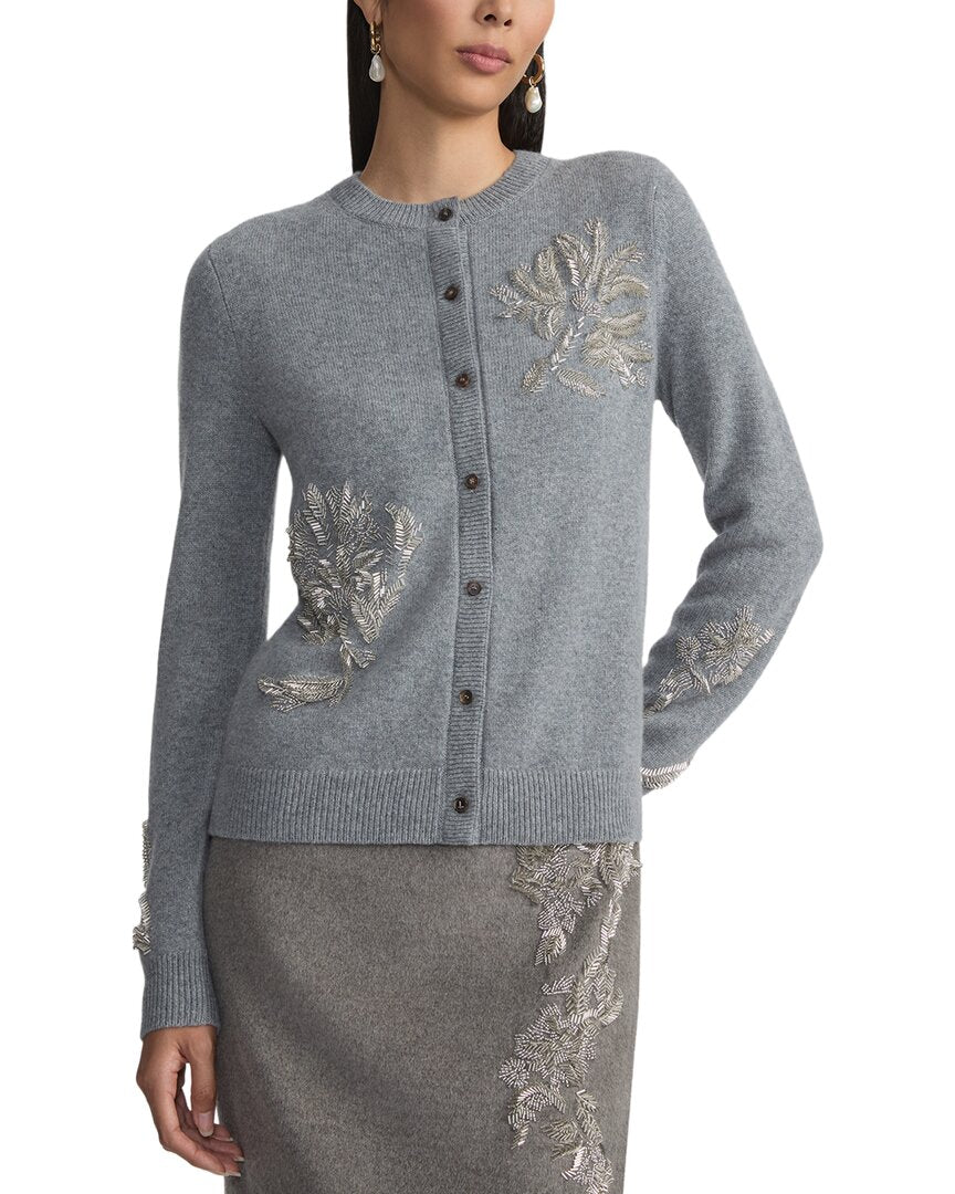 Кашемировый кардиган Lafayette 148 New York Baroque с ручной отделкой Lafayette 148 New York, серый
Кашемировый кардиган Lafayette 148 New York Baroque с ручной отделкой Lafayette 148 New York, серый