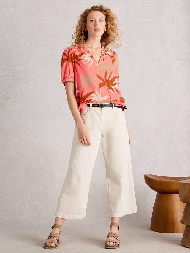 Футболка с пальмовым принтом Elisa White Stuff, Pink/Multi
Футболка с пальмовым принтом Elisa White Stuff, Pink/Multi