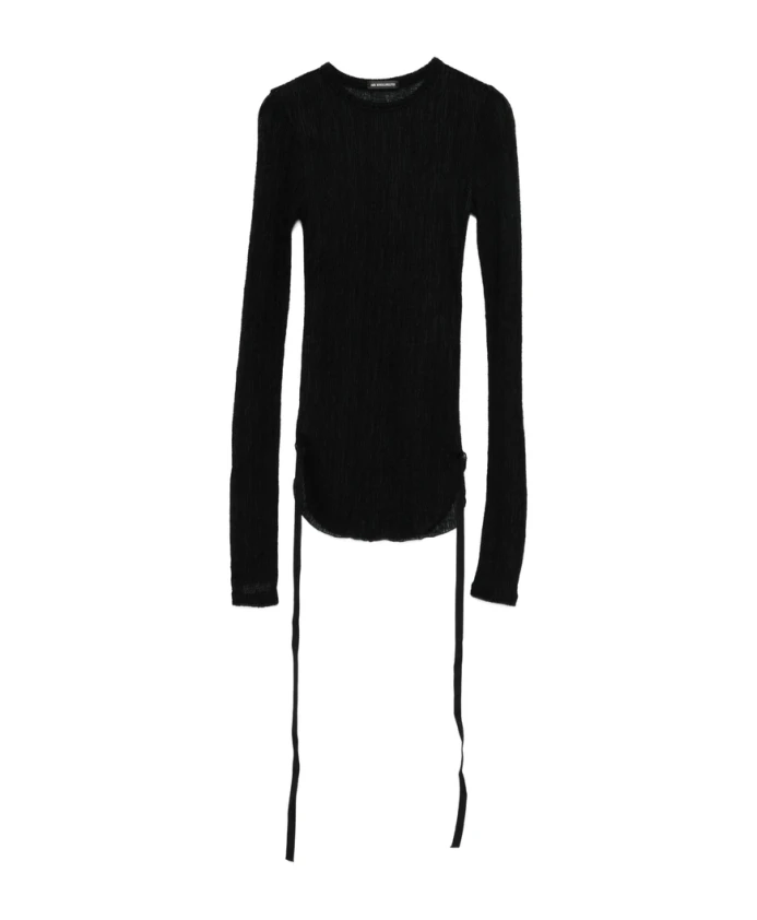Свитер с завязанным шеей Ann Demeulemeester, черный
Свитер с завязанным шеей Ann Demeulemeester, черный