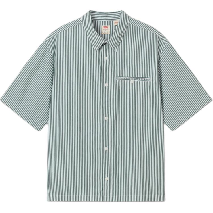 Levis Рубашка мужская зеленая белая в полоску
Levis Рубашка мужская зеленая белая в полоску