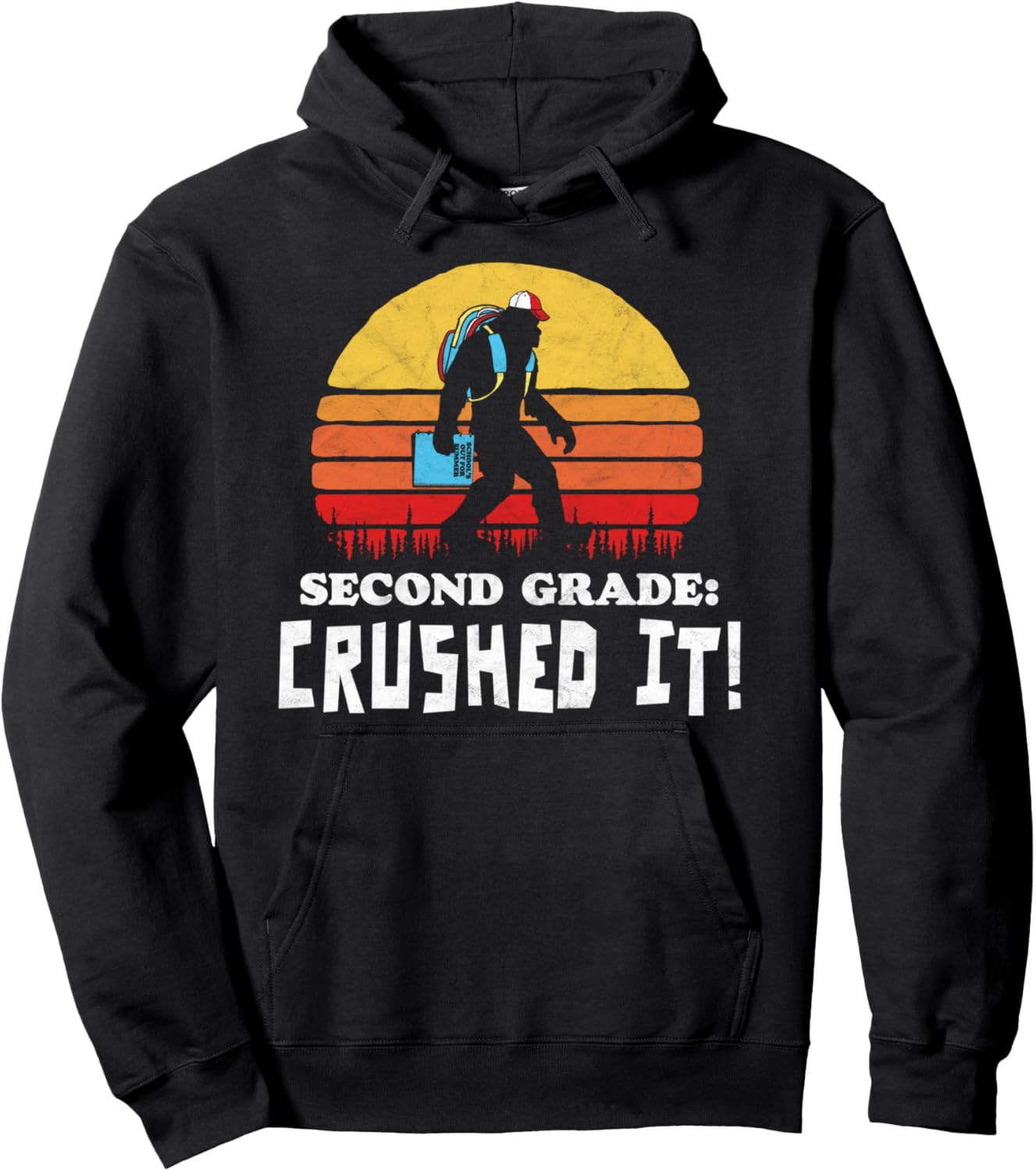 Второй класс: Отлично справились! Забавная толстовка с изображением Бигфута в конце учебного года School'S Out End Of Year Gear, черный
Второй класс: Отлично справились! Забавная толстовка с изображением Бигфута в конце учебного года School'S Out End Of Year Gear, черный