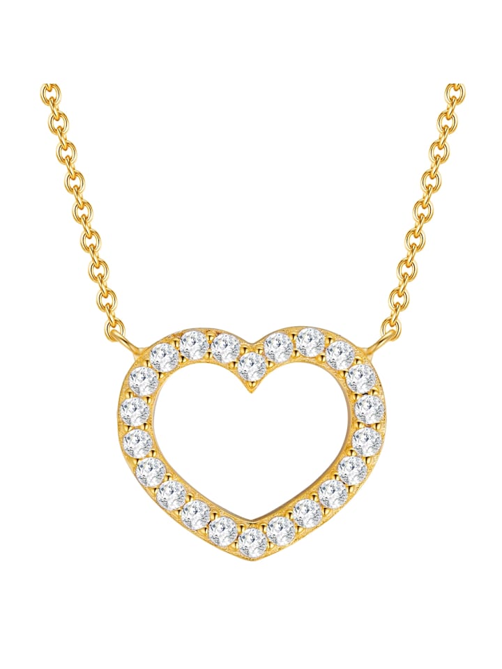 Rafaela Donata Колье в форме сердца из стерлингового серебра с фианитами в оправе из желтого золота
Rafaela Donata Колье в форме сердца из стерлингового серебра с фианитами в оправе из желтого золота