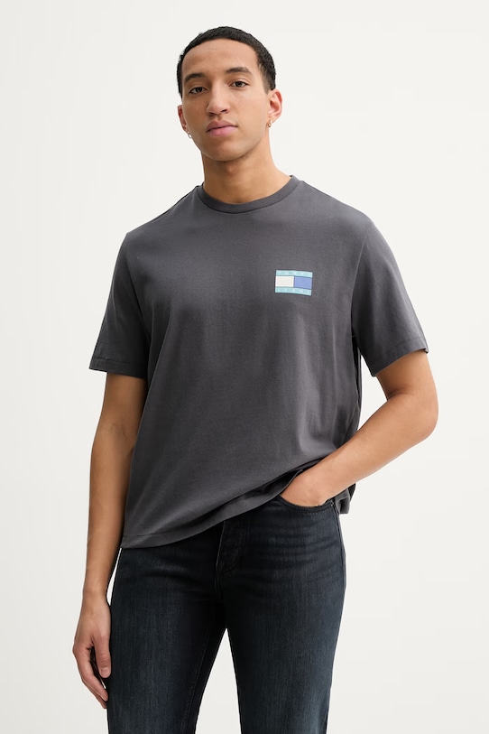 Хлопковая футболка Tommy Jeans, серый
Хлопковая футболка Tommy Jeans, серый