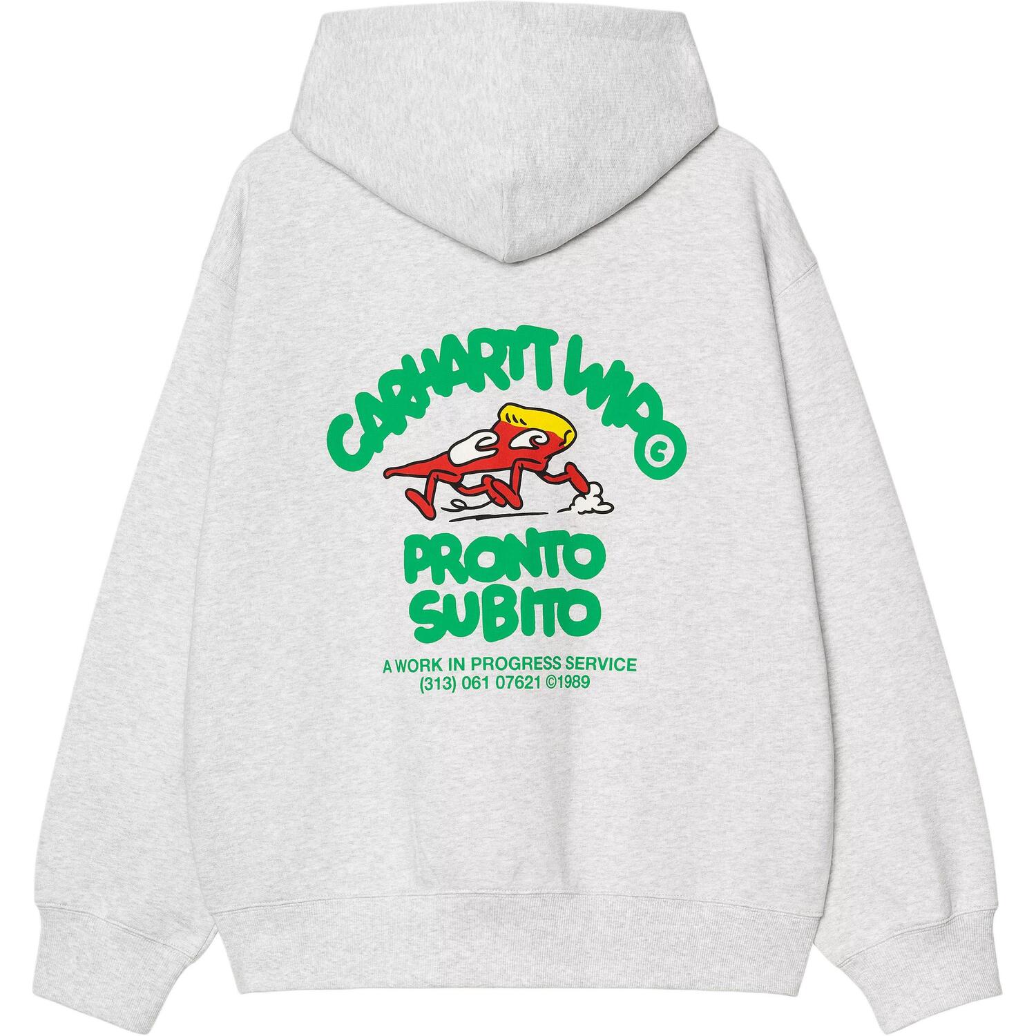 Carhartt WIP Принтованный худи на молнии, Gray
Carhartt WIP Принтованный худи на молнии, Gray