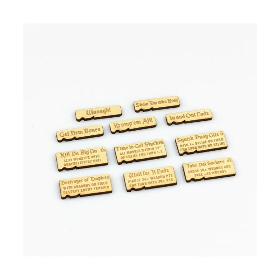 Пакет улучшения боевых свитков — Оррук, Age of Sigmar - Accessories & Supplies (Battle Kiwi)
Пакет улучшения боевых свитков — Оррук, Age of Sigmar - Accessories & Supplies (Battle Kiwi)