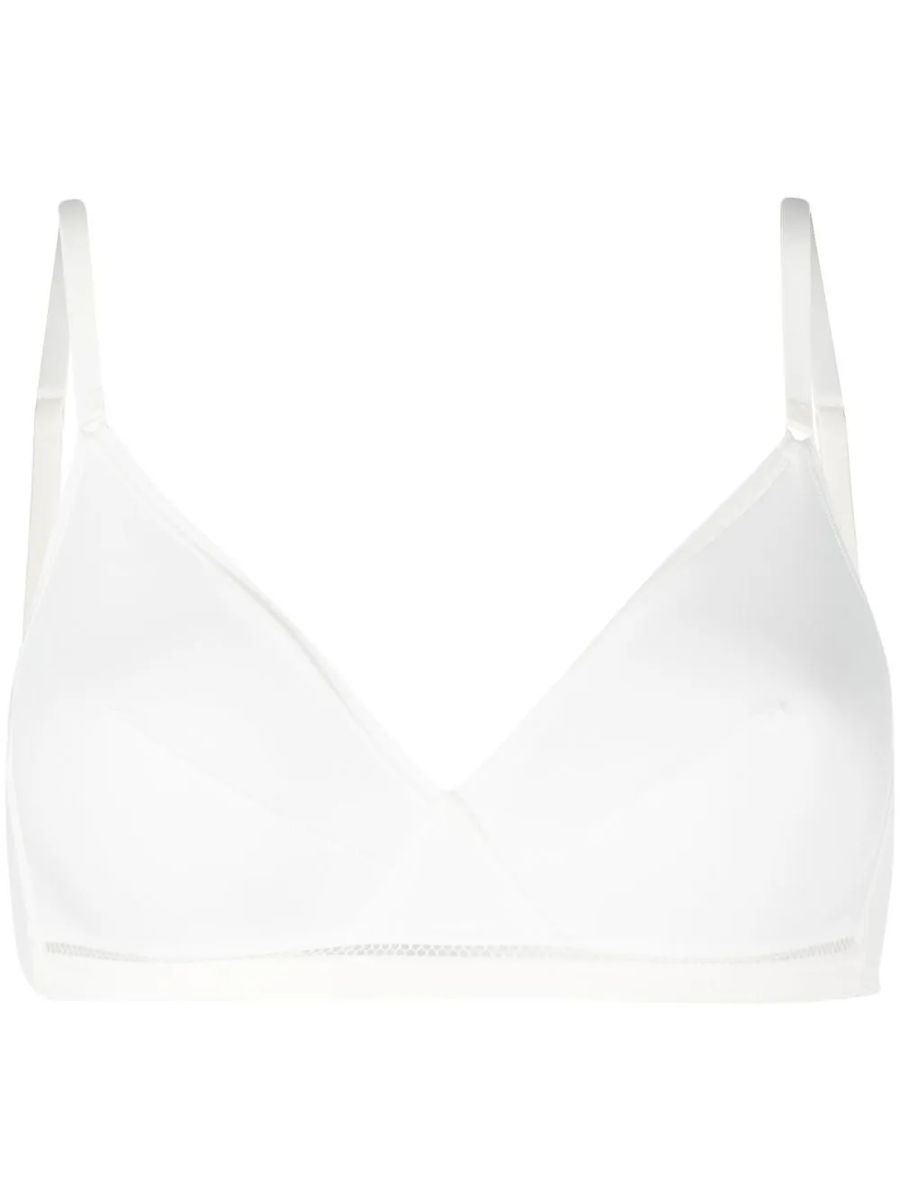 Бюстгальтер с треугольными чашками ERES, белый
Бюстгальтер с треугольными чашками ERES, белый
