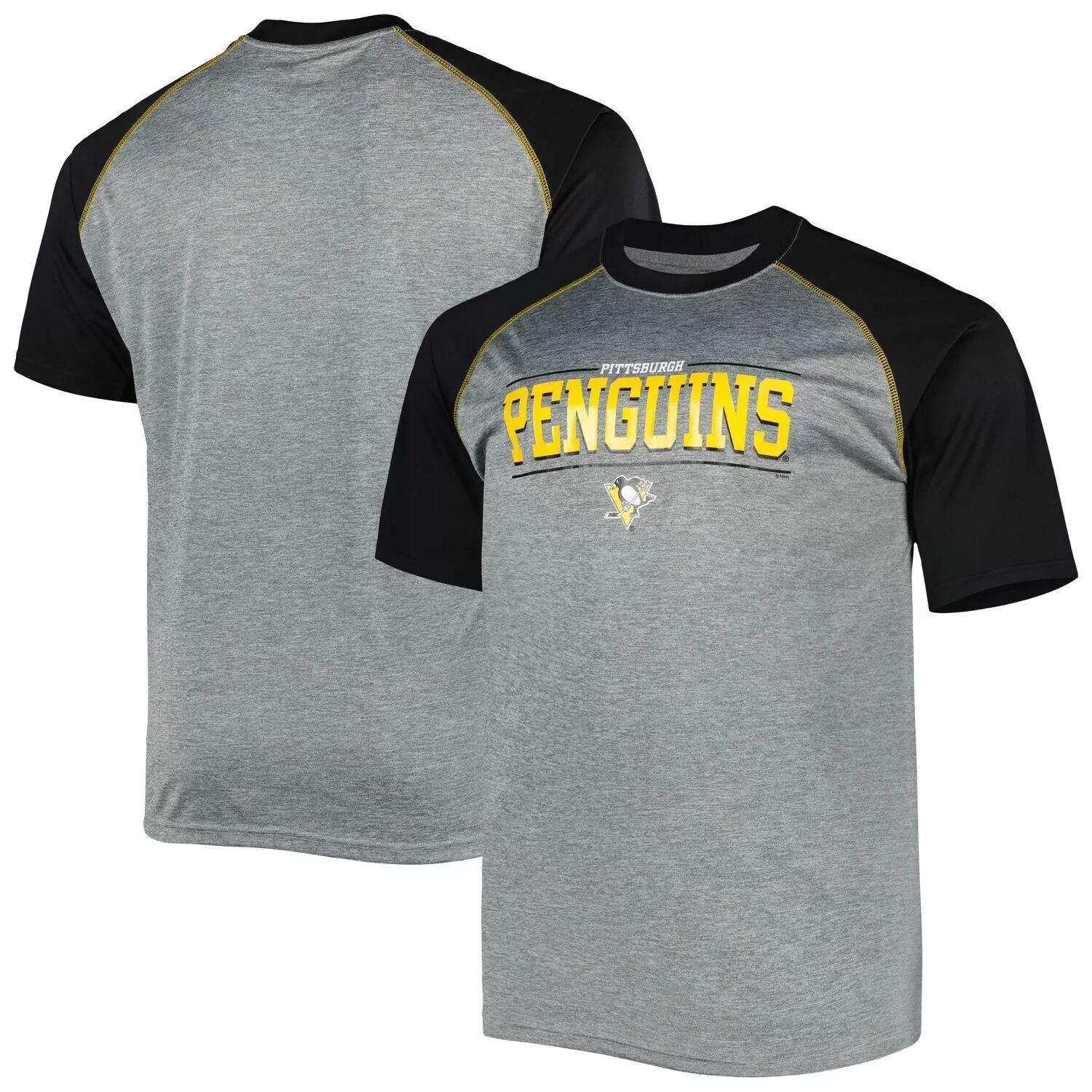 Мужская футболка реглан с логотипом Heather Grey Pittsburgh Penguins Big & Tall
Мужская футболка реглан с логотипом Heather Grey Pittsburgh Penguins Big & Tall