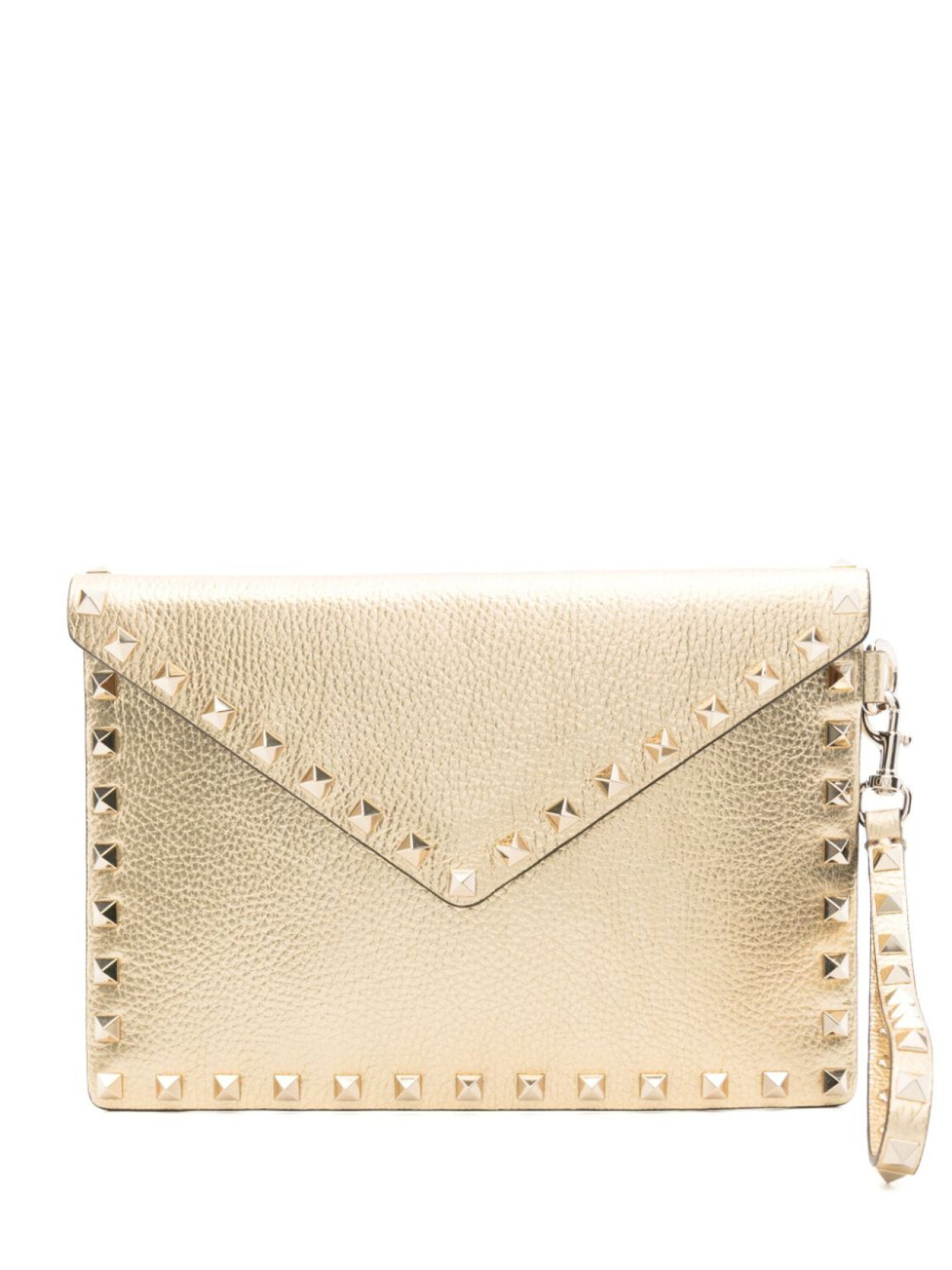 Valentino Garavani клатч с декором Rockstud, золотой
Valentino Garavani клатч с декором Rockstud, золотой
