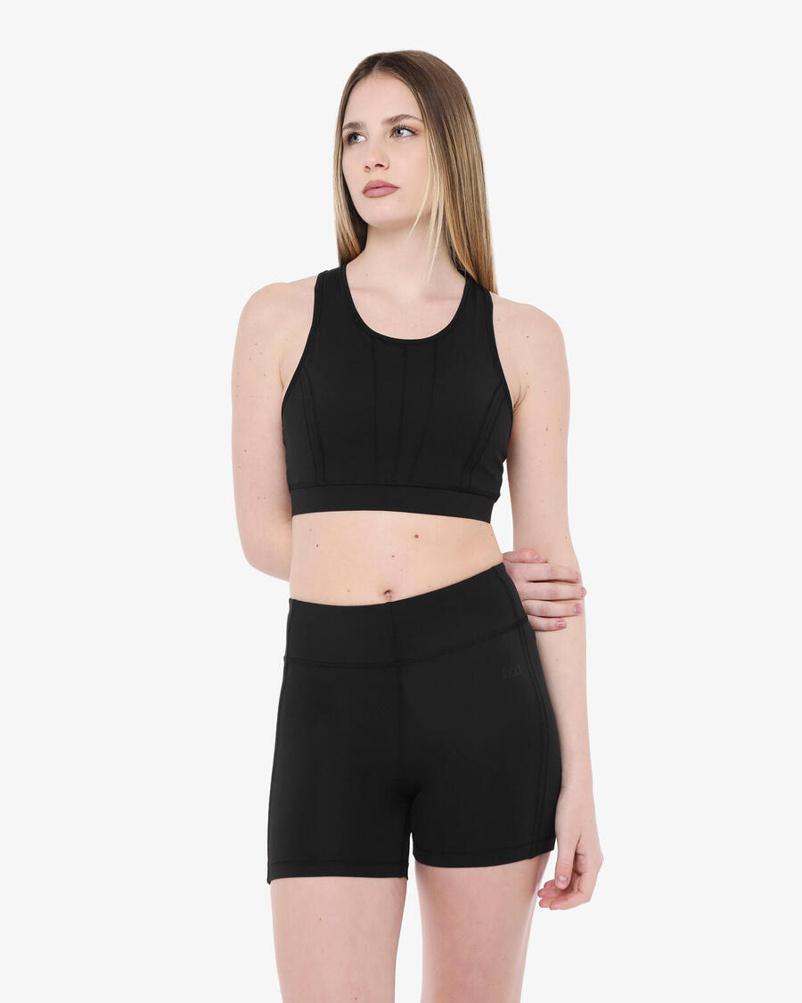 JAKED Черная синтетическая майка для фитнеса для женщин
JAKED Черная синтетическая майка для фитнеса для женщин