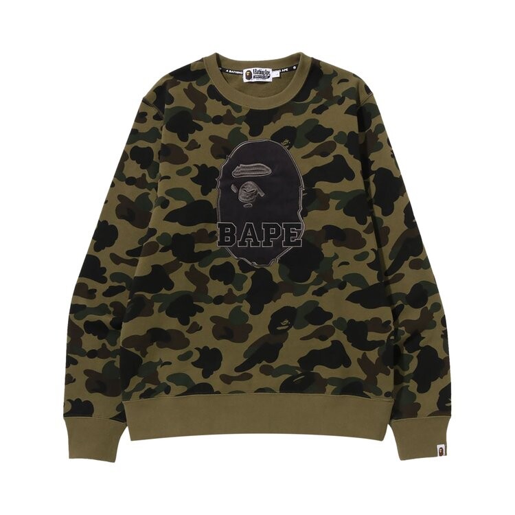 Толстовка BAPE 1st Camo Pattern Ape Head Crewneck, зеленый
Толстовка BAPE 1st Camo Pattern Ape Head Crewneck, зеленый