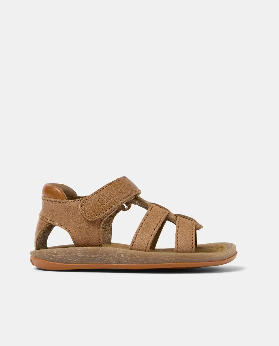 Детские кожаные сандалии Bicho Camper, коричневый
Детские кожаные сандалии Bicho Camper, коричневый