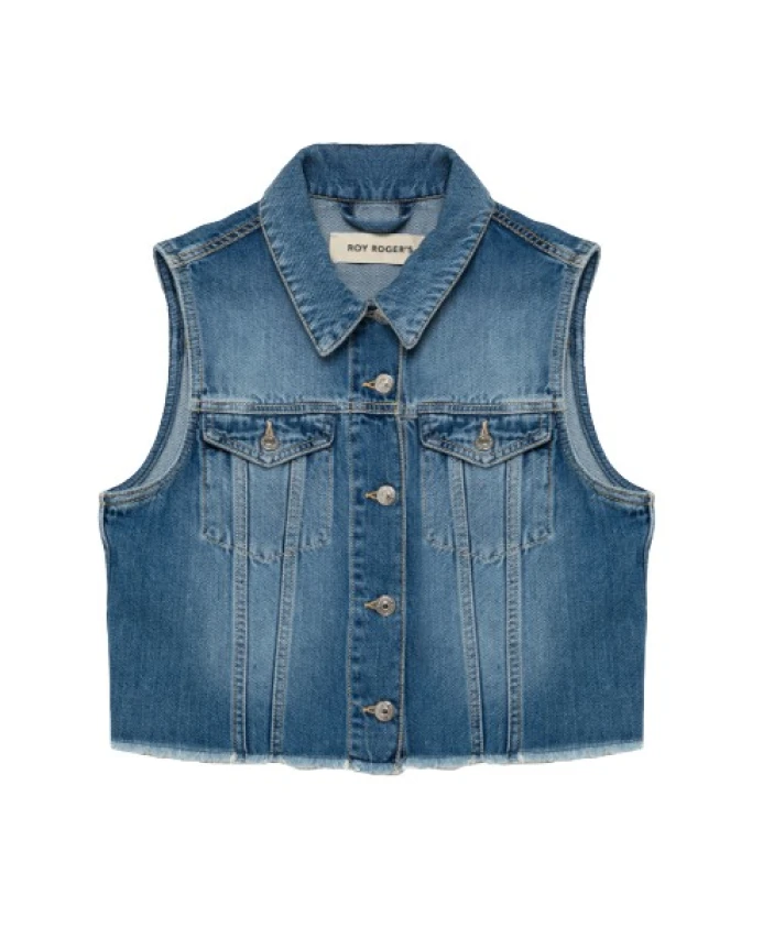 Джинсовая жилетка Roy Roger'S, синий
Джинсовая жилетка Roy Roger'S, синий