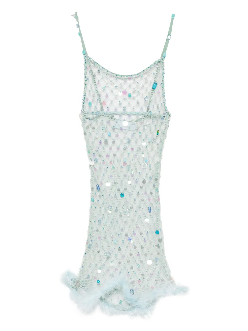 Платье мини с перьями Roberta Einer, синий
Платье мини с перьями Roberta Einer, синий