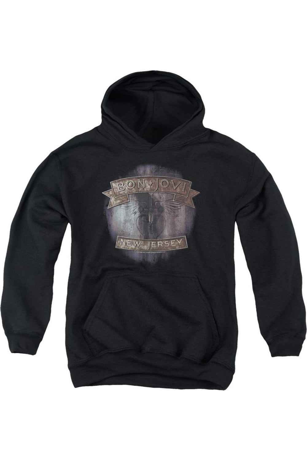 Бон Джови худи с капюшоном New Jersey для молодежи Gildan, черный
Бон Джови худи с капюшоном New Jersey для молодежи Gildan, черный