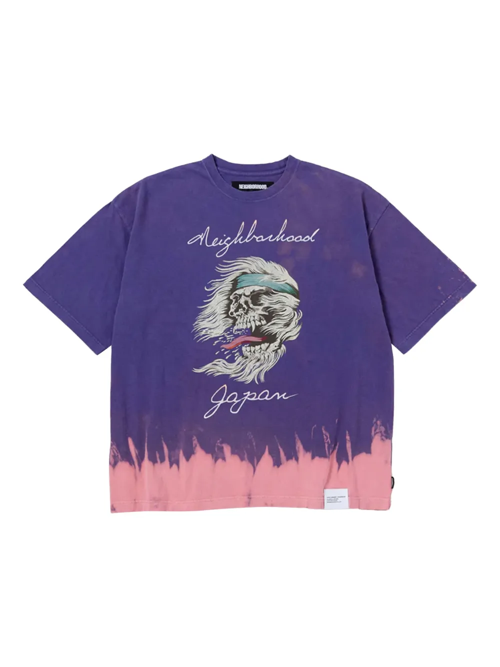 Футболка с принтом черепа в технике тай-дай Neighborhood, фиолетовый
Футболка с принтом черепа в технике тай-дай Neighborhood, фиолетовый