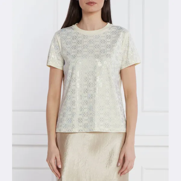 Футболка Quentin стандартного кроя Pinko, бежевый
Футболка Quentin стандартного кроя Pinko, бежевый