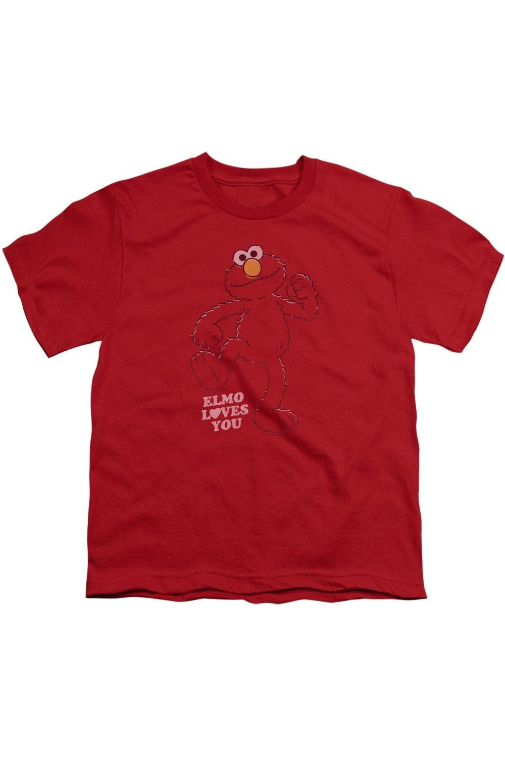 Футболка с коротким рукавом для детей "Sesame Street: Элмо тебя любит" Gildan, красный
Футболка с коротким рукавом для детей "Sesame Street: Элмо тебя любит" Gildan, красный