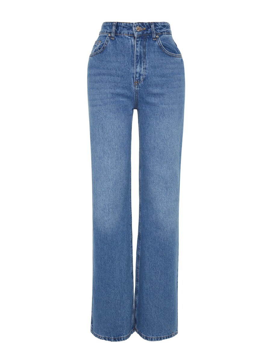 Джинсы свободного кроя Trendyol, синий деним
Джинсы свободного кроя Trendyol, синий деним