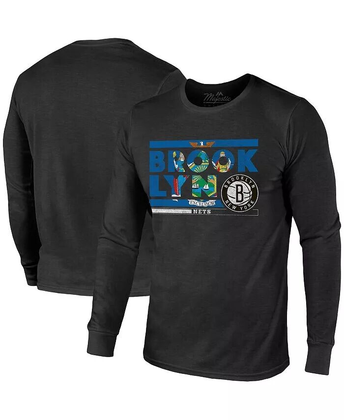 Мужская черная футболка Brooklyn Nets City and State Tri-Blend с длинным рукавом Majestic
Мужская черная футболка Brooklyn Nets City and State Tri-Blend с длинным рукавом Majestic