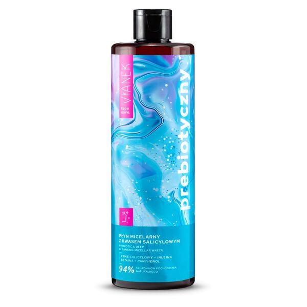 Очищающая мицеллярная жидкость с салициловой кислотой для лица, 400 мл Vianek
Очищающая мицеллярная жидкость с салициловой кислотой для лица, 400 мл Vianek