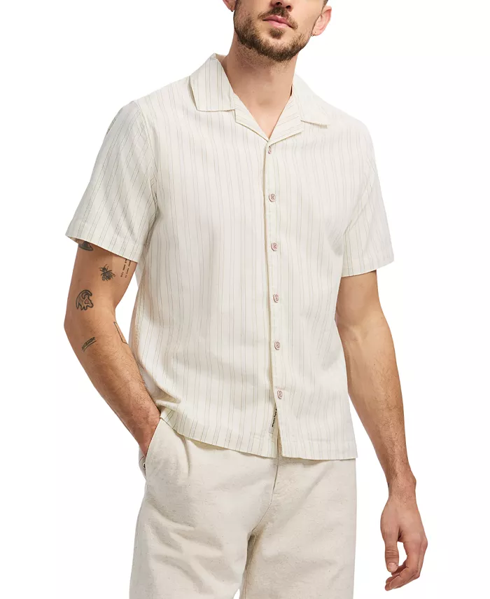 Мужская рубашка Salaman с коротким рукавом в полоску на пуговицах Buffalo David Bitton, зеленый
Мужская рубашка Salaman с коротким рукавом в полоску на пуговицах Buffalo David Bitton, зеленый