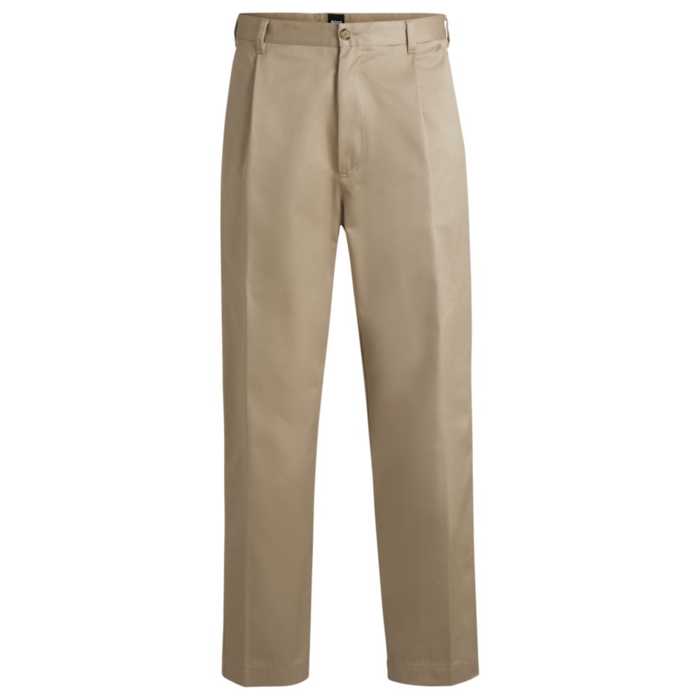 Брюки свободного кроя Porsche x из хлопчатобумажной саржи BOSS, светло-бежевый
Брюки свободного кроя Porsche x из хлопчатобумажной саржи BOSS, светло-бежевый