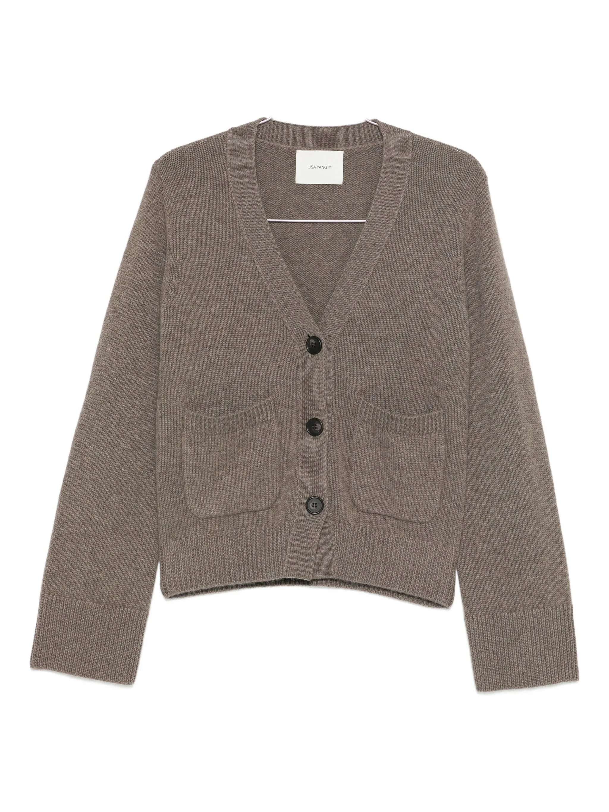Кардиган с карманом на пуговицах от Данни Lisa Yang, коричневый
Кардиган с карманом на пуговицах от Данни Lisa Yang, коричневый