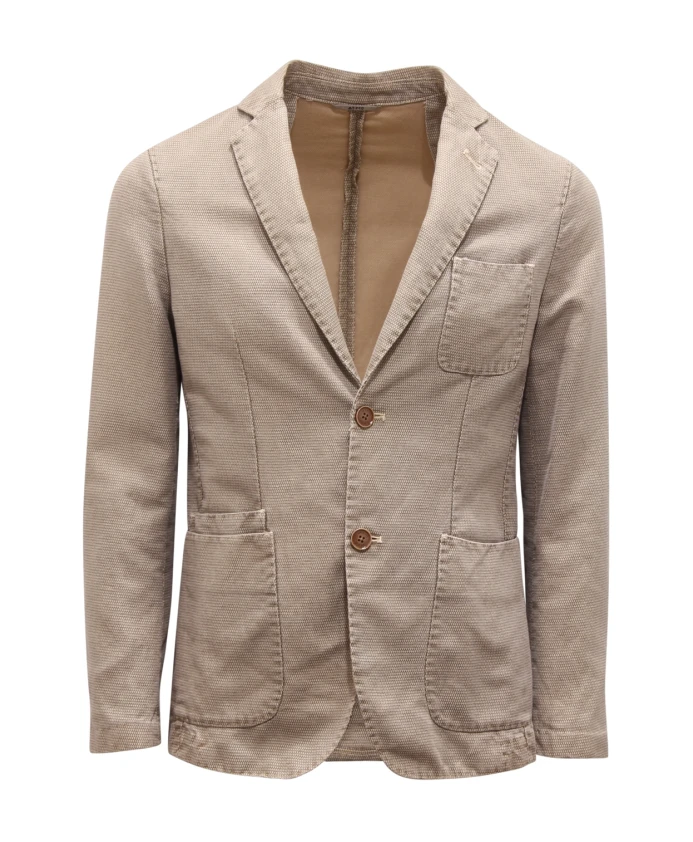 Хлопчатобумажно-Льняная куртка на фоне модели At.P.Co, бежевый
Хлопчатобумажно-Льняная куртка на фоне модели At.P.Co, бежевый