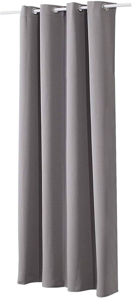 WOLTU Гардина, непрозрачная, с люверсами, 250г/м², серая 135x225 см (1 шт.), серый
WOLTU Гардина, непрозрачная, с люверсами, 250г/м², серая 135x225 см (1 шт.), серый