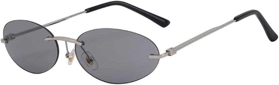 Солнцезащитные очки в маленькой овальной оправе без ободка для женщин и мужчин, винтажные круглые солнцезащитные очки, модная женская одежда Boundless Shades Eyewear HYYZZC, C6silver
Солнцезащитные очки в маленькой овальной оправе без ободка для женщин и мужчин, винтажные круглые солнцезащитные очки, модная женская одежда Boundless Shades Eyewear HYYZZC, C6silver