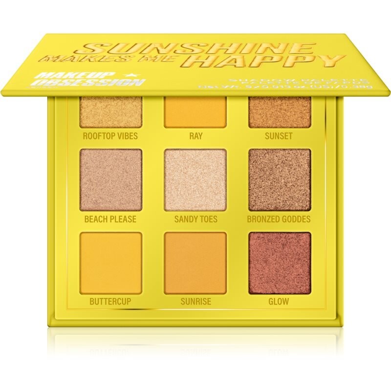 Палитра теней для век Makeup Obsession Mini Palette оттенок Sunshine Makes Me Happy 11,7 г
Палитра теней для век Makeup Obsession Mini Palette оттенок Sunshine Makes Me Happy 11,7 г