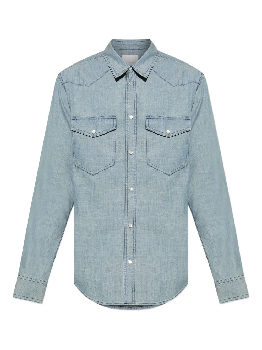 Хлопковая рубашка с двумя карманами MARANT, синий
Хлопковая рубашка с двумя карманами MARANT, синий