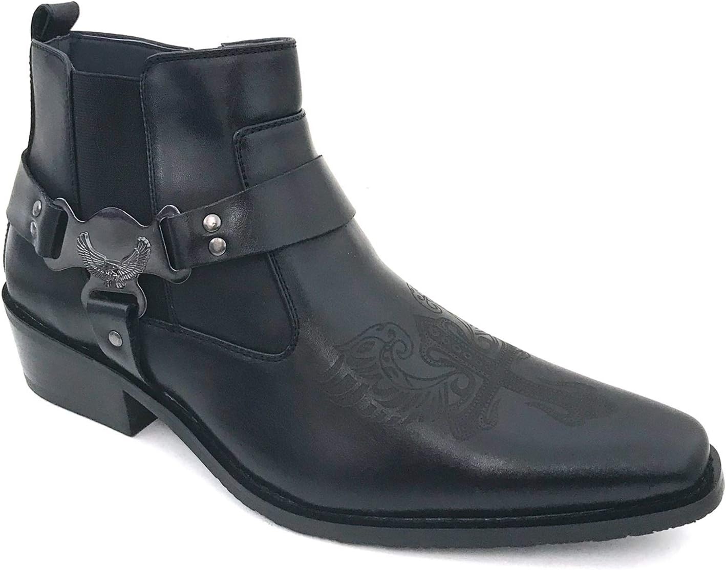 Мужские ковбойские сапоги W1TCJ в стиле вестерн с кожаной подкладкой и боковой молнией O Fellini, черный
Мужские ковбойские сапоги W1TCJ в стиле вестерн с кожаной подкладкой и боковой молнией O Fellini, черный