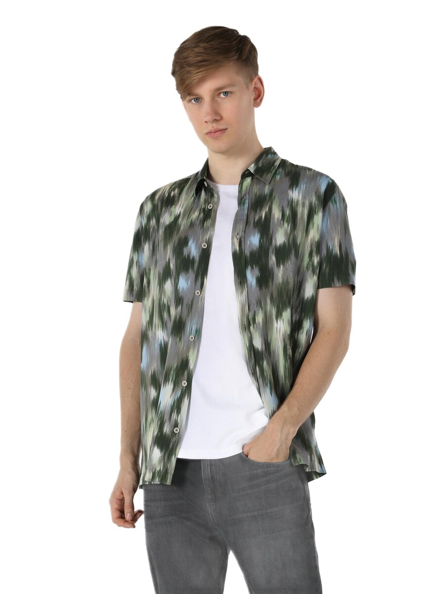 Рубашка на пуговицах классического кроя Colin's, светло-зеленый/темно-зеленый
Рубашка на пуговицах классического кроя Colin's, светло-зеленый/темно-зеленый